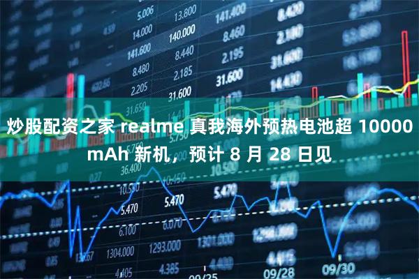 炒股配资之家 realme 真我海外预热电池超 10000mAh 新机，预计 8 月 28 日见
