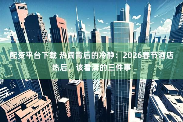 配资平台下载 热闹背后的冷静：2026春节酒店热后，该看清的三件事